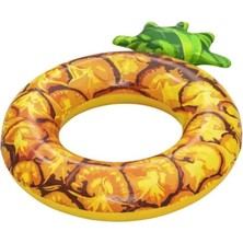 Bestway Taze ve lezzetli 12 adet kapruz ananas simit, 88-119cm, bej renk, 3+ yaş için ideal