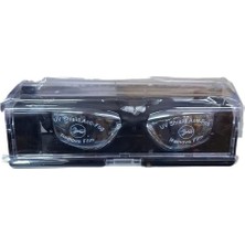 Mediterian Silikon yüzücü gözlüğü, buğu önleyici, UV korumalı, siyah, 3+ yaş, dayanıklı, konforlu