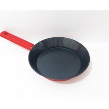 28 cm Tava Indüksiyon Tabanlı Yapışmaz Tava Kızartma Tavası Derin Pişirme Tava