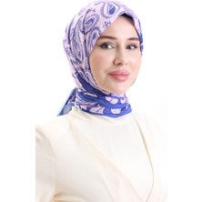 Sefa Merve Etnik Desen Soft Eşarp 90200-05 Saks