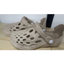 Yeni Sezon Rahat Taban Plaj Deniz Ayakkabısı Modeli Unısex Bej Renkli Terlik