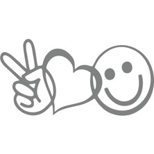 Hipi Sticker Hipi Sticker 17X17 cm Gri