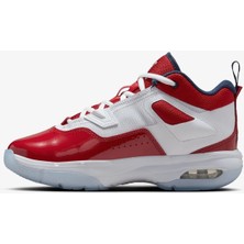 Nike Jordan Stay Loyal 3 Basketbol Ayakkabısı FB9922-102 (Yarım Numara Büyük Almanızı Öneririz) Kırmızı-Beyaz - 36,5
