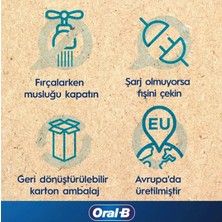 Oral-B D103 Vitality Pro Cross Action Şarjlı Diş Fırçası - Siyah