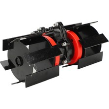 10CM Ayıklama Tekerleği Evrensel 9 Dişli Alüminyum Demir Derin Sürme Tekerleği Çim Biçme Makinesi Tırmık Havalandırma Aksesuarı 28MM / 1.1in (Yurt Dışından)