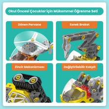 Makerzoid Mechanical Engineering Team 100 Parça 40+ Model Robot 3+ Yaş