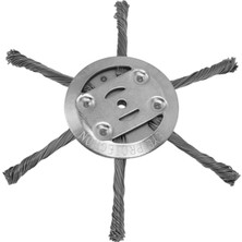 Çelik Tel Çim Biçme Makinesi Başlığı 6 Başlıklı Çim Biçme Makinesi Başlığı Çim Biçme Makinesi Aksesuarı 150MM 6 Bıçaklı Iç Delik 5.5mm (Yurt Dışından)