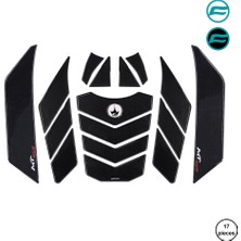 Grippatch CF 450 MT 2024 ile Uyumlu Kaydırmaz 6D Karbon 17 Parça Tank Pad Seti GC39