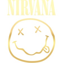 Nirvana Surat Sticker 17X17 cm Gold