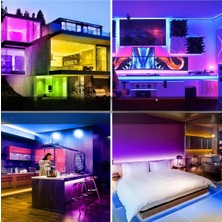 Store Dükkan 5 Metre Rgb Şerit LED Kumandalı 44 Tuşlu 20 Renk Rgb Şerit Işık Aydınlatma