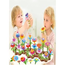 51 Parça Bahçe Çiçek Yapım Seti Yapboz Bul Tak Plaj Deniz Oyuncağı Eğitici Oyuncak Çiçek Bahçesi