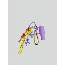 Vazıradk Mor & Sarı Kombinli Charm