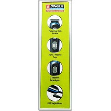 Tan Express Saç & Sakal Kesme Tıraş Makinesi ( 6 Farklı Kesim-Usb Şarjlı- 2 Kademe Bıçak Ayarı ) 1 Set