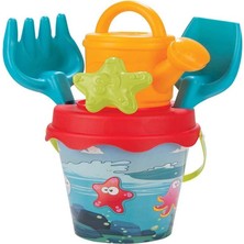 UltraNova Renkli Çocuk Kova Takımı, Eğlenceli ve Dayanıklı Oyun Seti, Mavi, 3+ Yaş