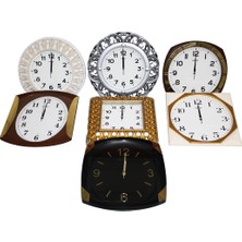 Düz Duvar Saati Karışık (5148)