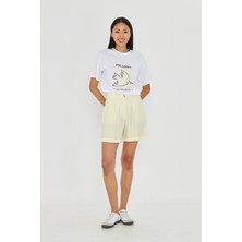 Double Paça Modal Şort