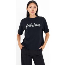 Fabulous Taşlı Bambu T-Shirt