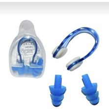 UltraNova Rahat ve kullanışlı mavi kulak ve burun tıkacı seti, konforlu kullanım sağlar