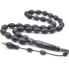 Usta Işi Sistemli Beyzi Kesim Iri Boy Bufalo Boynuzu Tesbih