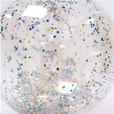 UltraNova 3D Renkli Şişme Plaj Topu, Yazlık Eğlence ve Oyun Aleti