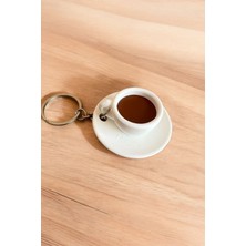 Kahve Fincanı Anahtarlık - Dekoratif Mini Bardak Modeli