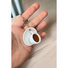 Kahve Fincanı Anahtarlık - Dekoratif Mini Bardak Modeli