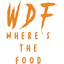 Wdf Where The Food Sticker 17X17 cm Turuncu