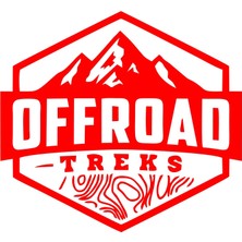 Offroad ve Dağ Sticker 17X17 cm Kırmızı