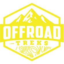 Offroad ve Dağ Sticker 17X17 cm Sarı