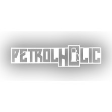 Petrol Sticker 17X17 cm Beyaz