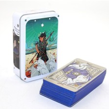 ForWhat Büro Ev Ofis Etkinlik Partisi Için White Numen Metal Kutulu Tarot Kartı