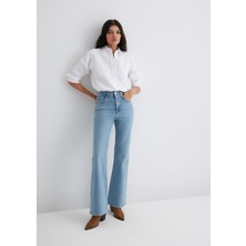 Mavi Los Angeles Kadın Premium Açık Mavi Jean Pantolon Denim Normal Kalıp 1010349-90442