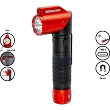 Izeltaş Pro LED El Feneri 1000 Lm 90 Derece Ayarlanabilir