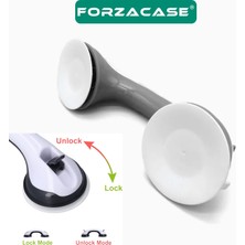 Forzacase 2 Adet Pratik Vantuzlu Tutucu Duvar Banyo Tutacağı Kaymaz Destek Sapı - FC1012