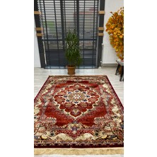 Modern Desenli Kırmızı Halı 160*230