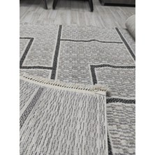 Modern Desenli Ekru Halı 160*230