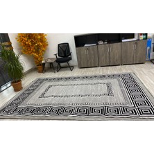 Modern Desenli Siyah Halı 200*290