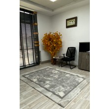 Modern Desenli Gri Halı 160*220