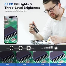 Unncanny Kablosuz Dijital Mikroskop 50X-1000X Büyütme Wifi USB Elde Taşınabilir Mini Mikroskop Kamera Madeni Para Büyüteci (Yurt Dışından)