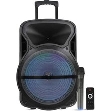Westa WAP-1053-E Şarjlı Taşınabilir Ses Sistemi 1 El Mikrofonlu