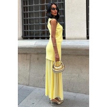 Arben Boutique Yelekli ve Pilise Etekli Triko Takım 10001