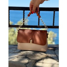 R1265 Kahve-Bej Rosa Çanta