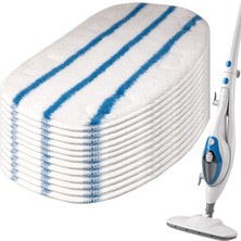 Pshcooe Pursteam Thermapro 10'u 1 Arada Buharlı Paspas Yıkanabilir Tekrar Kullanılabilir Buharlı Paspas Pedleri Için 12 Adet Buharlı Paspas Yedek Pedi (Yurt Dışından)