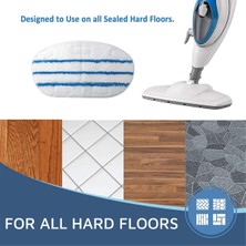 Pshcooe Pursteam Thermapro 10'u 1 Arada Buharlı Paspas Yıkanabilir Tekrar Kullanılabilir Buharlı Paspas Pedleri Için 12 Adet Buharlı Paspas Yedek Pedi (Yurt Dışından)