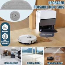 Pshcooe Roborock S8 Maxv Robot Süpürge Için Aksesuar Seti Ana Fırçalar Toz Torbaları Mendiller Yan Silecekler Filtreler Yan Fırçalar (Yurt Dışından)