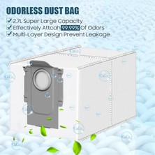 Pshcooe Roborock S8 Maxv Robot Süpürge Için Aksesuar Seti Ana Fırçalar Toz Torbaları Mendiller Yan Silecekler Filtreler Yan Fırçalar (Yurt Dışından)