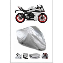 Breen Cf Moto 450SR Gri Su Geçirmez Motosiklet Brandası Premium