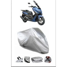 Breen Arora Max-T Uyumlu  Gri Motosiklet Brandası Arka Çanta Uyumsuz