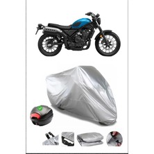 Breen Honda cl 250 Gri Motosiklet Brandası Arka Çanta Uyumlu