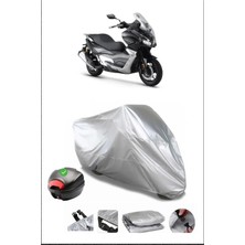 Breen Rks Blade 250 Gri Motosiklet Brandası Arka Çanta Uyumlu